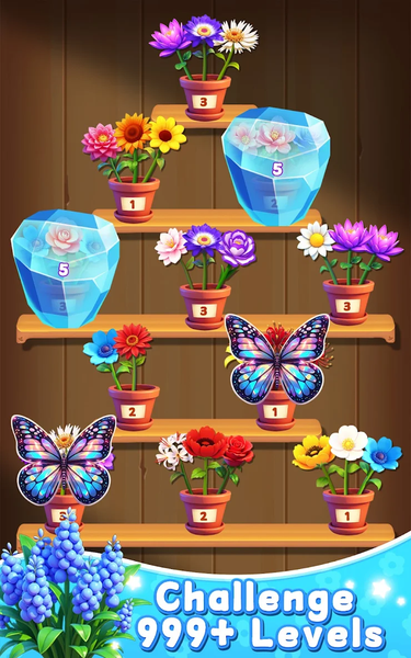 Blossom Bliss: Sort&Design - Gameplay image of android game