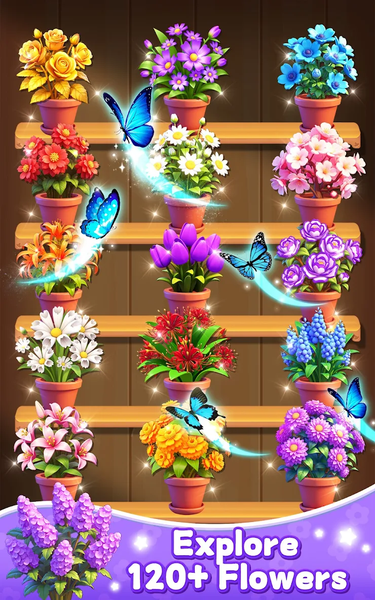 Blossom Bliss: Sort&Design - Gameplay image of android game