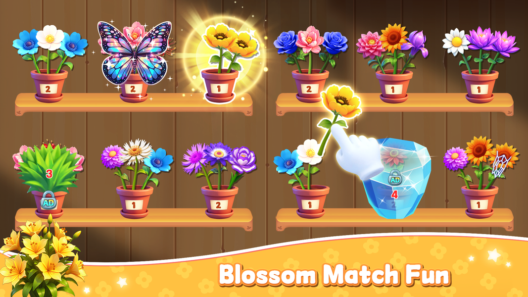 Blossom Bliss: Sort&Design - Gameplay image of android game