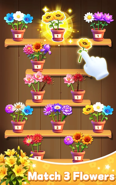Blossom Bliss: Sort&Design - Gameplay image of android game