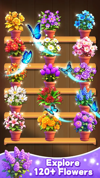Blossom Bliss: Sort&Design - Gameplay image of android game