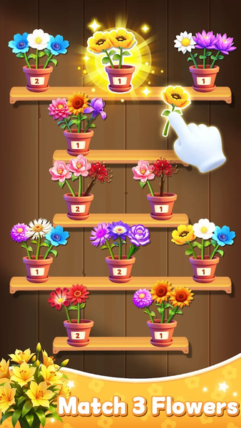 Blossom Bliss: Sort&Design - Gameplay image of android game