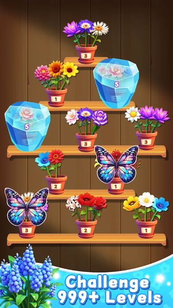 Blossom Bliss: Sort&Design - Gameplay image of android game