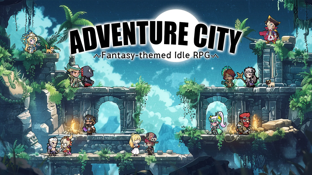 Adventure City - Idle RPG - Gameplay image of android game