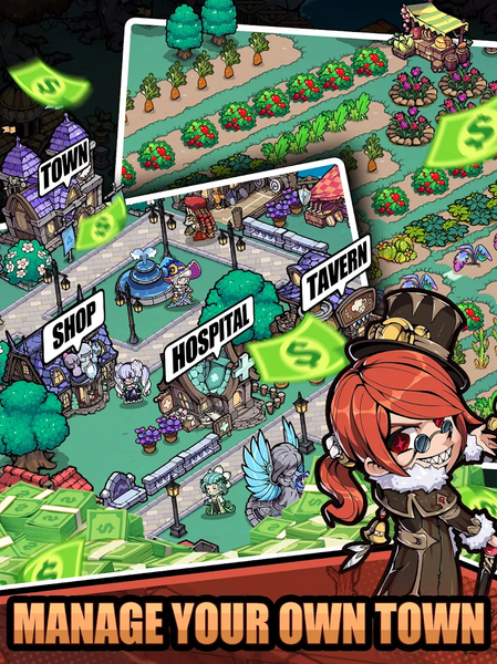 Adventure City - Idle RPG - عکس بازی موبایلی اندروید