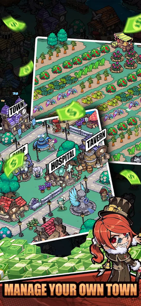 Adventure City - Idle RPG - عکس بازی موبایلی اندروید