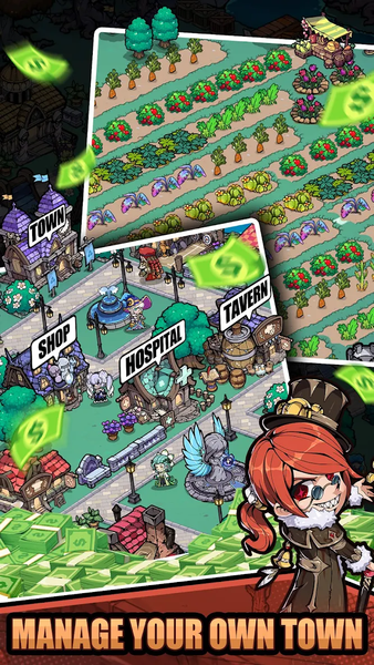 Adventure City - Idle RPG - عکس بازی موبایلی اندروید