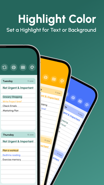Weekly Planner - عکس برنامه موبایلی اندروید