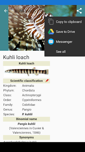 Aquarium fish - Image screenshot of android app