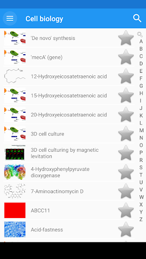 Cell biology - عکس برنامه موبایلی اندروید