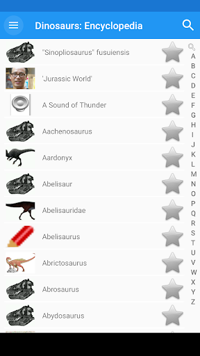 Dinosaurs: Encyclopedia - Image screenshot of android app