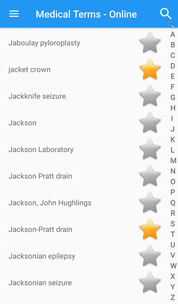 Medical Terminology Dictionary - Image screenshot of android app