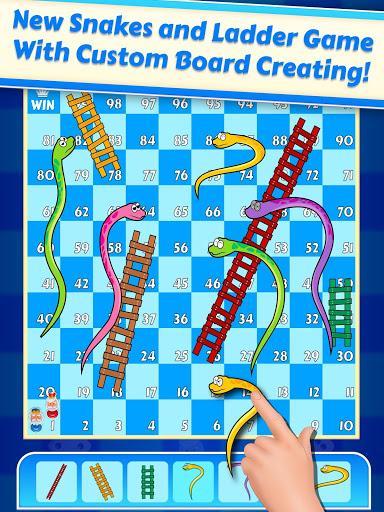 Ludo Battle Kingdom: Snakes & Ladders Board Game - Gameplay image of android game