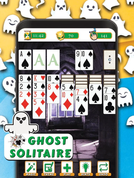 Ghost Solitaire - Gameplay image of android game