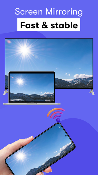 Screen Mirroring & Cast To TV - عکس برنامه موبایلی اندروید