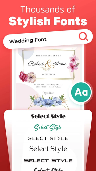Invitation Card Maker & Invite - عکس برنامه موبایلی اندروید