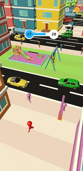 Cross The Street ۳D - Fun Race - عکس بازی موبایلی اندروید