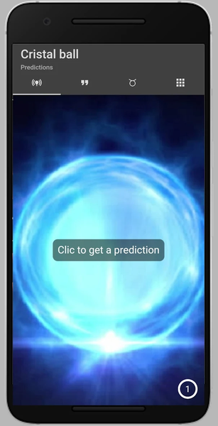 Crystal ball : Predictions - عکس برنامه موبایلی اندروید