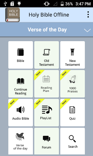 Holy Bible Offline - Image screenshot of android app