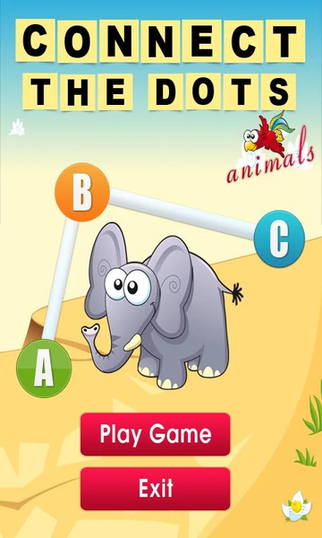 Connect the Dots - Animals - Gameplay image of android game