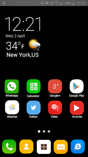 Theme for Oppo A۵۷: Launcher and HD Wallpapers - عکس برنامه موبایلی اندروید