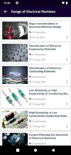 Electrical Engineering - Image screenshot of android app