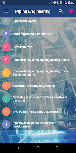 Piping Engineering - Image screenshot of android app