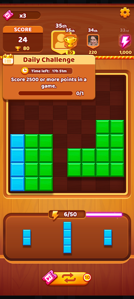 Puzzle Blocks Classic - Gameplay image of android game