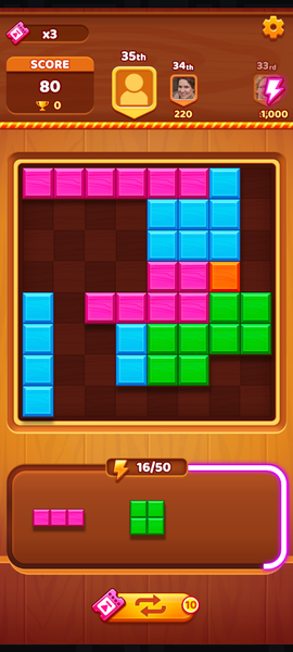 Puzzle Blocks Classic - Gameplay image of android game