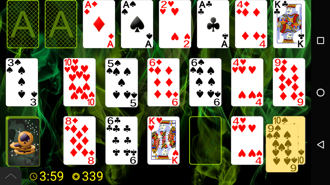 Busy Aces Solitaire - Gameplay image of android game