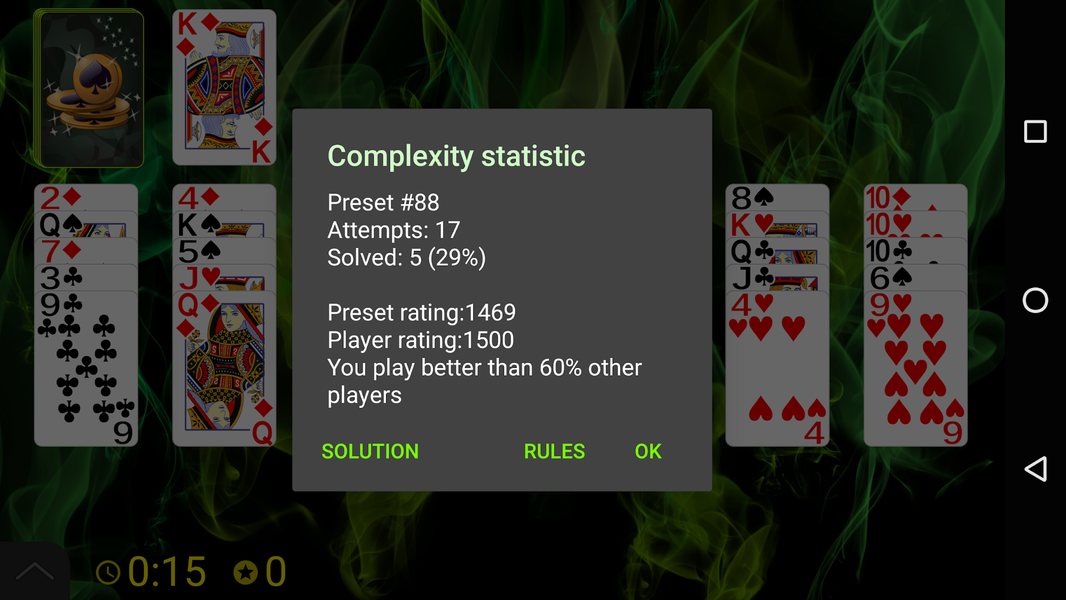 Golf (Turbo) Solitaire - عکس بازی موبایلی اندروید