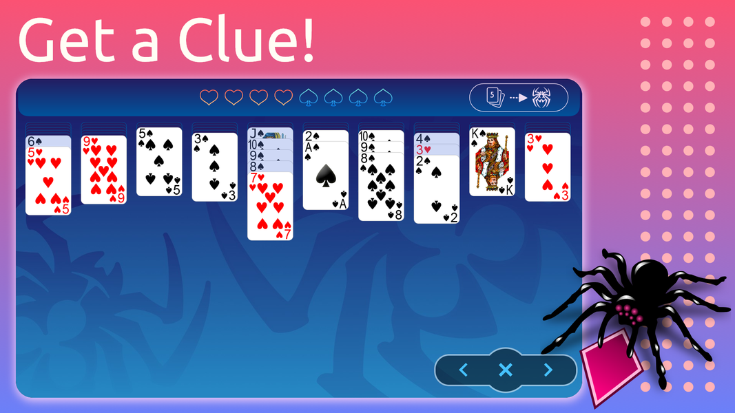 Spider Solitaire - عکس بازی موبایلی اندروید