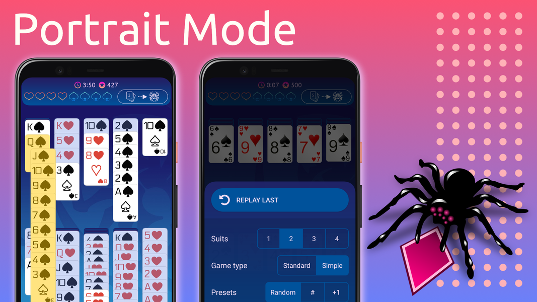 Spider Solitaire - عکس بازی موبایلی اندروید