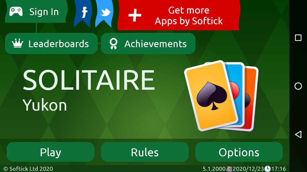 Yukon Solitaire - عکس بازی موبایلی اندروید