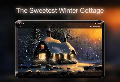 Snow Live Wallpaper - Image screenshot of android app