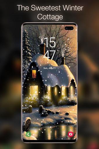 Snow Live Wallpaper - Image screenshot of android app