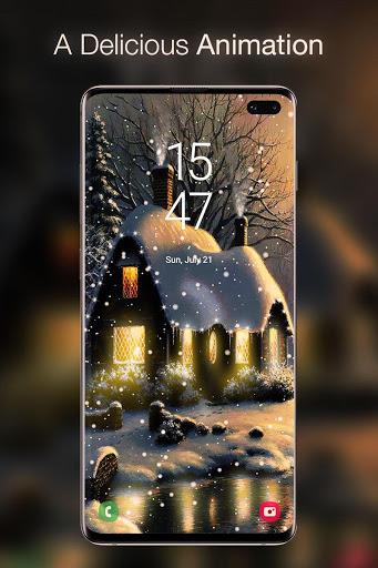 Snow Live Wallpaper - Image screenshot of android app