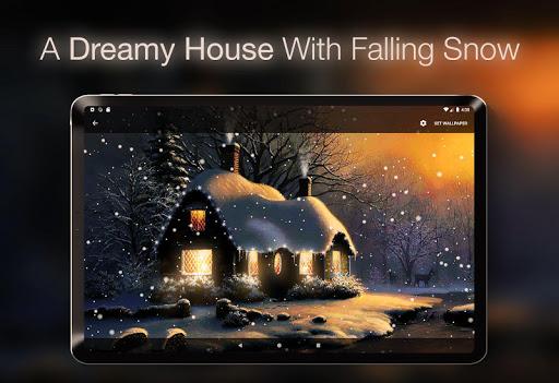 Snow Live Wallpaper - Image screenshot of android app