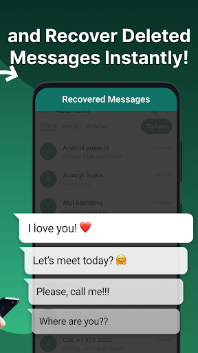 RDM: Recover Deleted Messages - عکس برنامه موبایلی اندروید