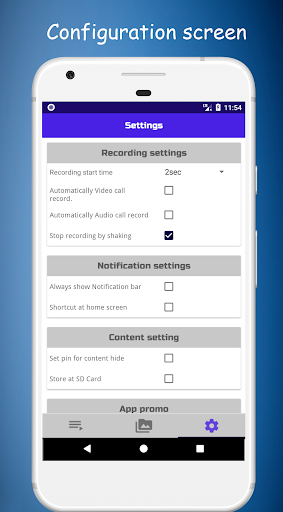 Video call recorder for whatsa - Image screenshot of android app
