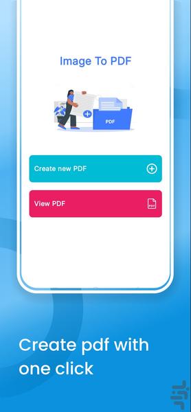 Image to Pdf - pdf reader - Image screenshot of android app