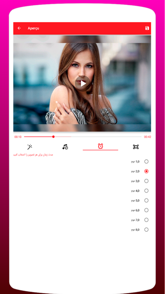 Photo video editor with music - Image screenshot of android app