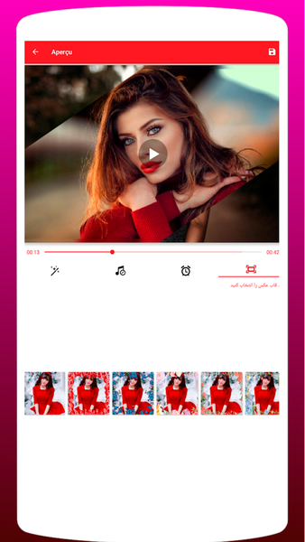 Photo video editor with music - Image screenshot of android app