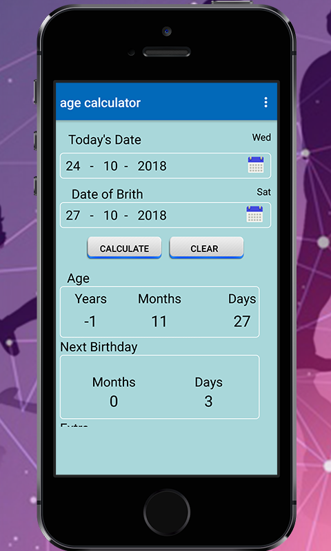 برنامه Age Calculator By Date Of Birt - دانلود | بازار