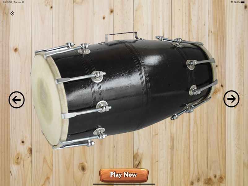 Tabla Drums Dhol Piano Guitar - Image screenshot of android app