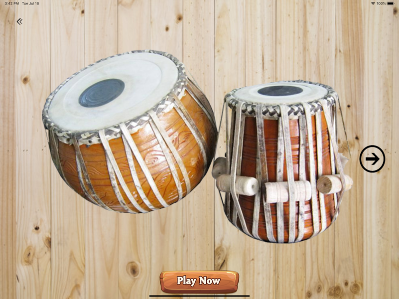 Tabla Drums Dhol Piano Guitar - Image screenshot of android app