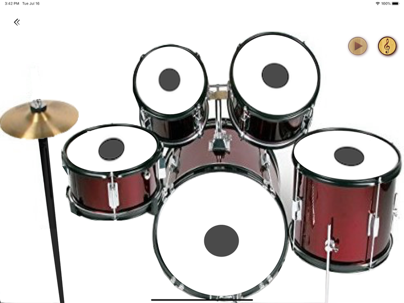 Tabla Drums Dhol Piano Guitar - Image screenshot of android app