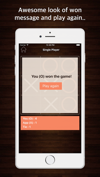 Tic Tac Toe - Noughts and cros - Gameplay image of android game