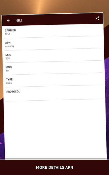APN Settings - عکس برنامه موبایلی اندروید