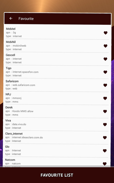 APN Settings - عکس برنامه موبایلی اندروید